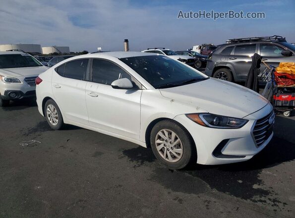 5NPD74LF3JH347329 2018 HYUNDAI ELANTRA White Передня права чверть