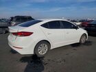 2018 Hyundai Elantra Se White vin: 5NPD74LF3JH347329