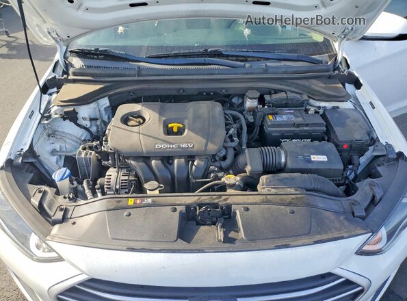 5NPD74LF3JH347329 2018 HYUNDAI ELANTRA White Вид задньої частини салону