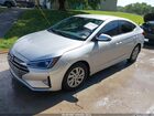 2019 Hyundai Elantra Se Silver vin: 5NPD74LF3KH487396