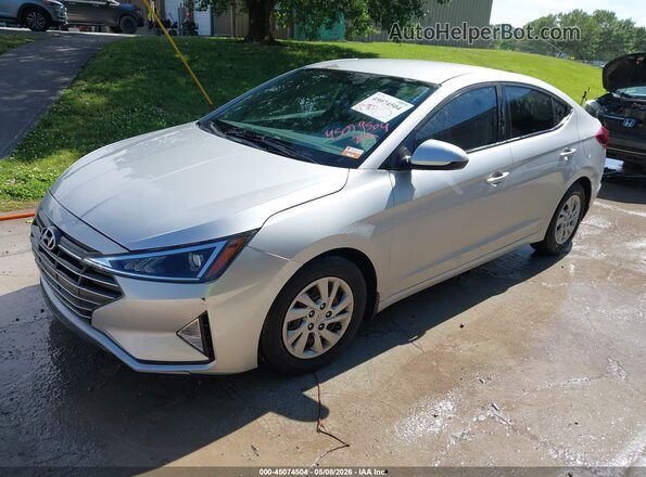 5NPD74LF3KH487396 2019 HYUNDAI ELANTRA Silver Передня ліва чверть