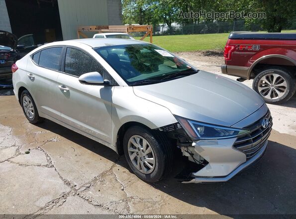 5NPD74LF3KH487396 2019 HYUNDAI ELANTRA Silver Передня права чверть