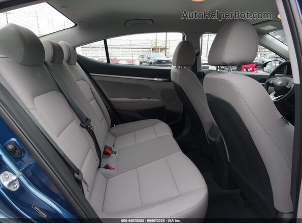 5NPD74LF3KH489407 2019 HYUNDAI ELANTRA Blue VIN კოდის სტიკერის ხედი