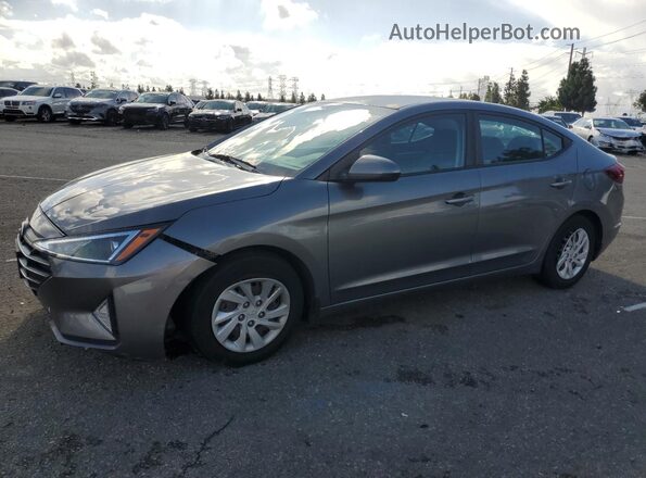 5NPD74LF3LH499582 2020 HYUNDAI ELANTRA Charcoal Vista tres cuartos delantera izquierda