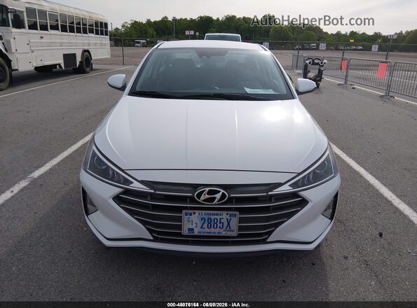 5NPD74LF3LH611149 2020 HYUNDAI ELANTRA Белый Вид щитка приборов