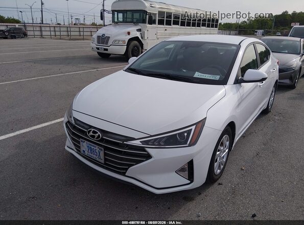 5NPD74LF3LH611149 2020 HYUNDAI ELANTRA Белый Передняя левая четверть