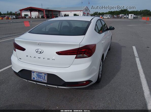 5NPD74LF3LH611149 2020 HYUNDAI ELANTRA Белый Задняя правая четверть