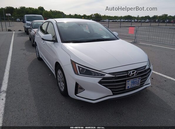 5NPD74LF3LH611149 2020 HYUNDAI ELANTRA Белый Передняя правая четверть