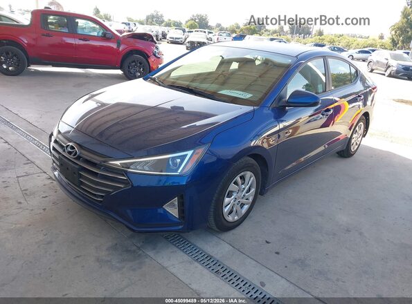 5NPD74LF3LH612687 2020 HYUNDAI ELANTRA Blue Przód lewy