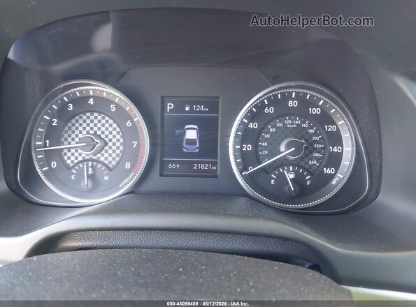 5NPD74LF3LH612687 2020 HYUNDAI ELANTRA Blue Widok tylnych siedzeń