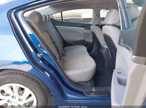 5NPD74LF3LH612687 2020 HYUNDAI ELANTRA Blue Widok naklejki z numerem VIN