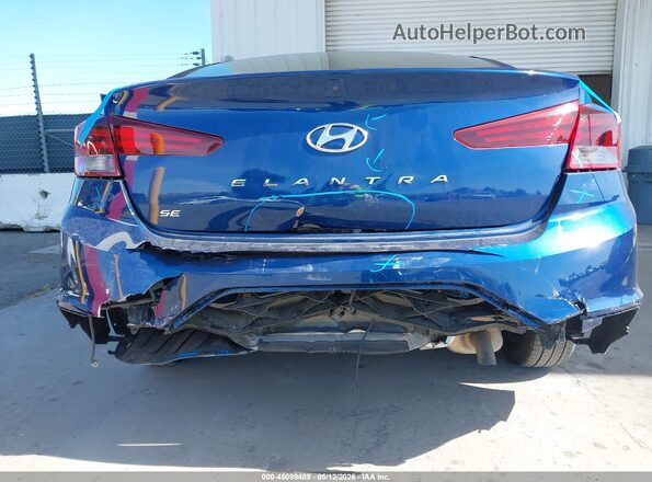 5NPD74LF3LH612687 2020 HYUNDAI ELANTRA Blue Widok z przodu