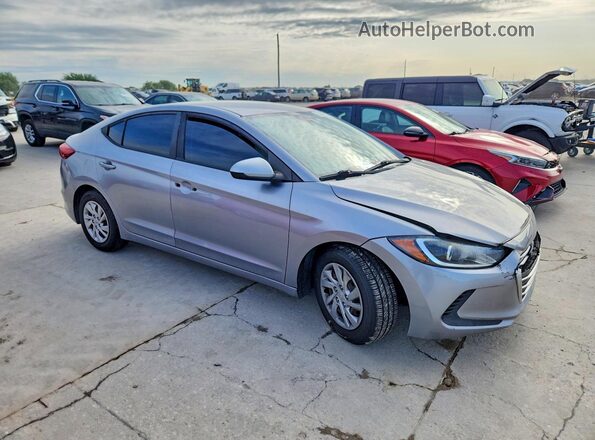 5NPD74LF4HH103795 2017 HYUNDAI ELANTRA Gray Передня права чверть