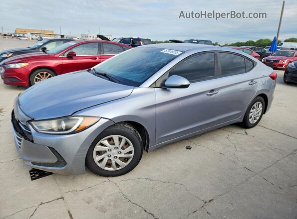 5NPD74LF4HH103795 2017 HYUNDAI ELANTRA Gray Передня ліва чверть