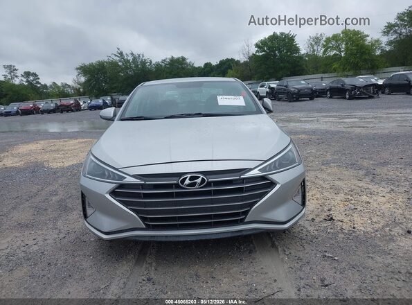 5NPD74LF4KH472602 2019 HYUNDAI ELANTRA Silver Widok zestawu wskaźników