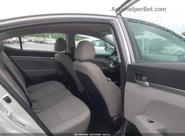 5NPD74LF4KH472602 2019 HYUNDAI ELANTRA Silver Widok naklejki z numerem VIN