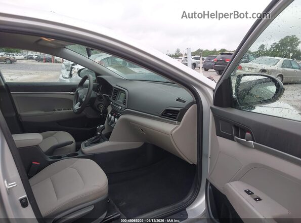 5NPD74LF4KH472602 2019 HYUNDAI ELANTRA Silver Widok wnętrza z przodu