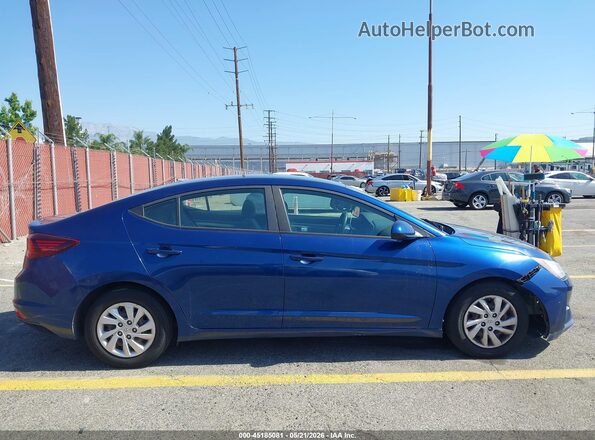 5NPD74LF4KH490503 2019 HYUNDAI ELANTRA Синий Панорамный вид салона 360°