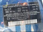 2019 Hyundai Elantra Se Синий vin: 5NPD74LF4KH490503