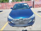 2019 Hyundai Elantra Se Синий vin: 5NPD74LF4KH490503