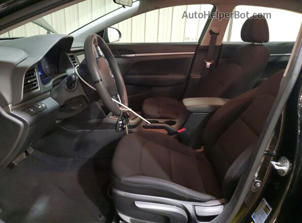 5NPD74LF4LH515255 2020 HYUNDAI ELANTRA Black Вид салону спереду