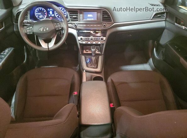 5NPD74LF4LH515255 2020 HYUNDAI ELANTRA Black Вид панелі приладів