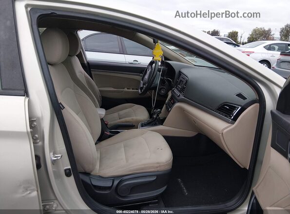 5NPD74LF5HH150429 2017 HYUNDAI ELANTRA Beige Front interior view