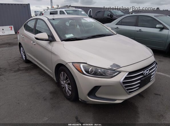 5NPD74LF5HH150429 2017 HYUNDAI ELANTRA Beige Front view