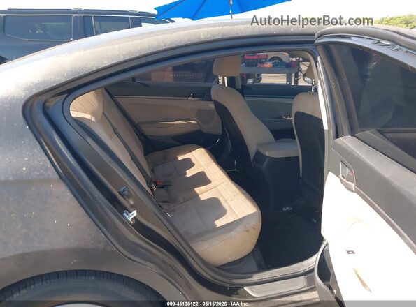 5NPD74LF5JH295850 2018 HYUNDAI ELANTRA Black Вид наклейки з VIN-кодом
