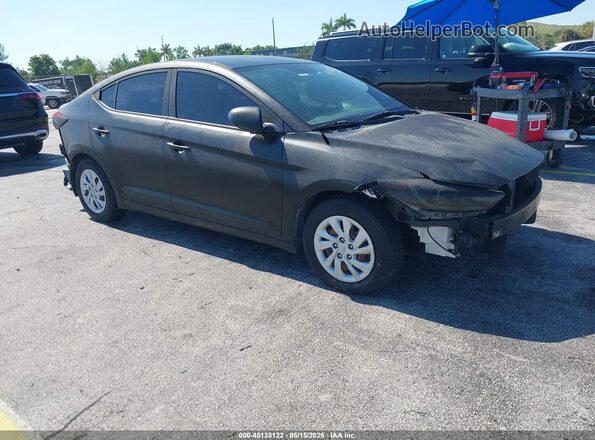 5NPD74LF5JH295850 2018 HYUNDAI ELANTRA Black Передня права чверть