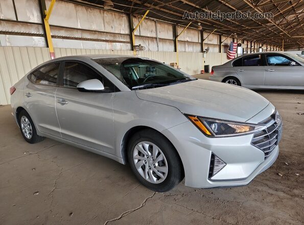5NPD74LF5KH420234 2019 HYUNDAI ELANTRA Серебряный Передняя правая четверть