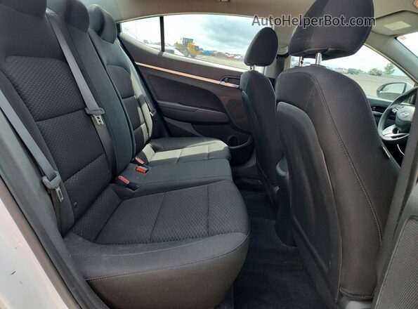 5NPD74LF5LH500943 2020 HYUNDAI ELANTRA Белый Вид задних сидений