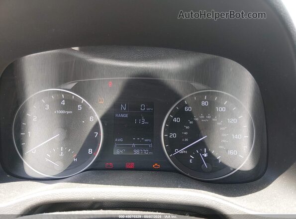 5NPD74LF6HH112725 2017 HYUNDAI ELANTRA Light Blue Vista de los asientos traseros