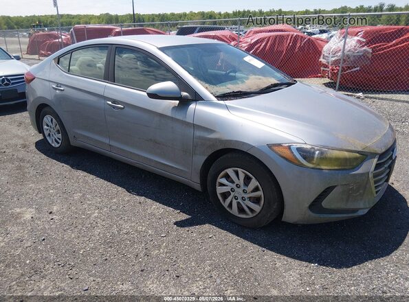 5NPD74LF6HH112725 2017 HYUNDAI ELANTRA Light Blue Delantero derecho
