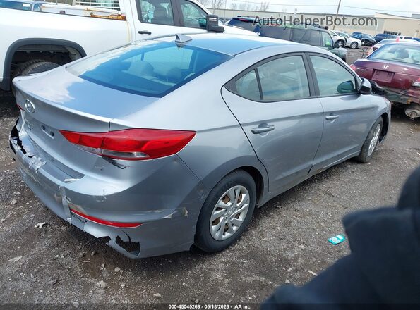 5NPD74LF6HH146888 2017 HYUNDAI ELANTRA Серебряный Задняя правая четверть