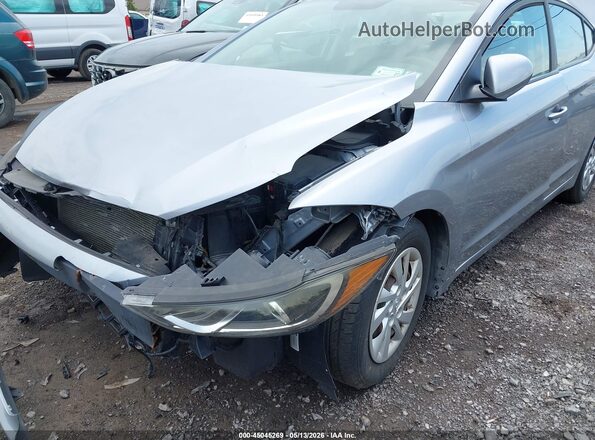 5NPD74LF6HH146888 2017 HYUNDAI ELANTRA Серебряный Вид задней части салона