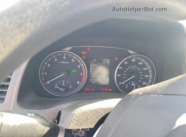 5NPD74LF6JH397979 2018 HYUNDAI ELANTRA Black Instrument cluster view