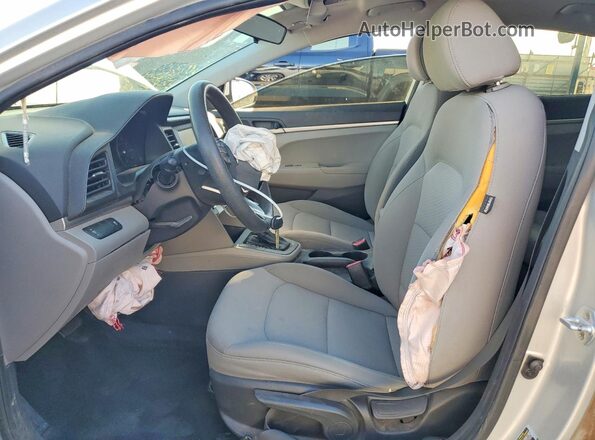 5NPD74LF6KH447474 2019 HYUNDAI ELANTRA Silver Widok wnętrza z przodu