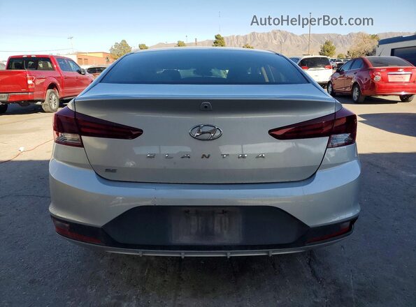 5NPD74LF6KH447474 2019 HYUNDAI ELANTRA Silver Widok z tyłu