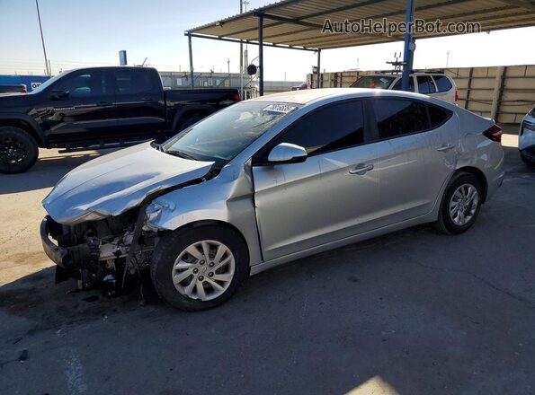 5NPD74LF6KH447474 2019 HYUNDAI ELANTRA Silver Przód lewy