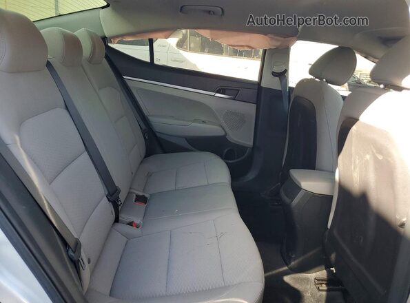5NPD74LF6KH447474 2019 HYUNDAI ELANTRA Silver Widok tylnych siedzeń