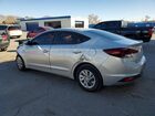 2019 Hyundai Elantra Se Silver vin: 5NPD74LF6KH447474