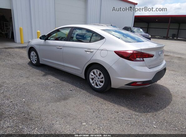 5NPD74LF6KH482306 2019 HYUNDAI ELANTRA Silver Задня ліва чверть