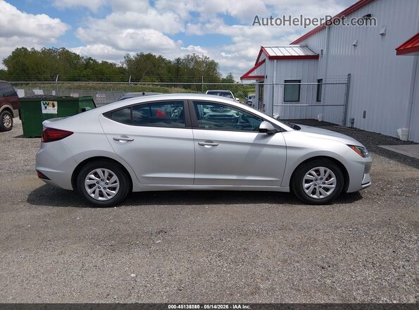 5NPD74LF6KH482306 2019 HYUNDAI ELANTRA Silver Вид задньої частини салону