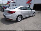 2019 Hyundai Elantra Se Silver vin: 5NPD74LF6KH482306
