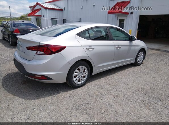 5NPD74LF6KH482306 2019 HYUNDAI ELANTRA Silver Задня права чверть
