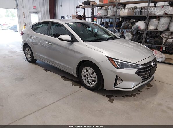 5NPD74LF6KH482306 2019 HYUNDAI ELANTRA Silver Передня права чверть