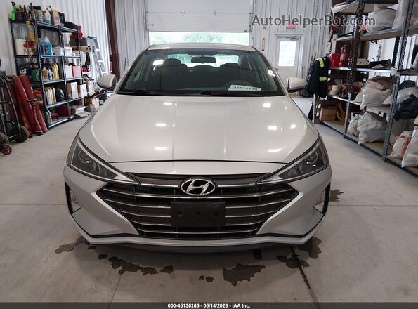 5NPD74LF6KH482306 2019 HYUNDAI ELANTRA Silver Вид щитка приладів