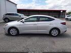 2019 Hyundai Elantra Se Silver vin: 5NPD74LF6KH482306