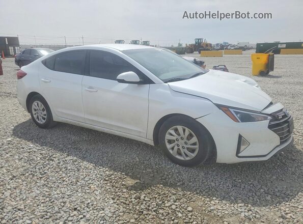 5NPD74LF6KH485724 2019 HYUNDAI ELANTRA White წინა მარჯვენა